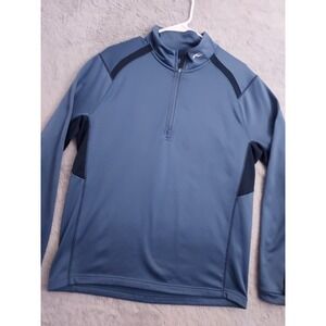 Kjus Pullover Mens Medium Quarter Zip Waffle Thermal Grid Performance Golf M 50